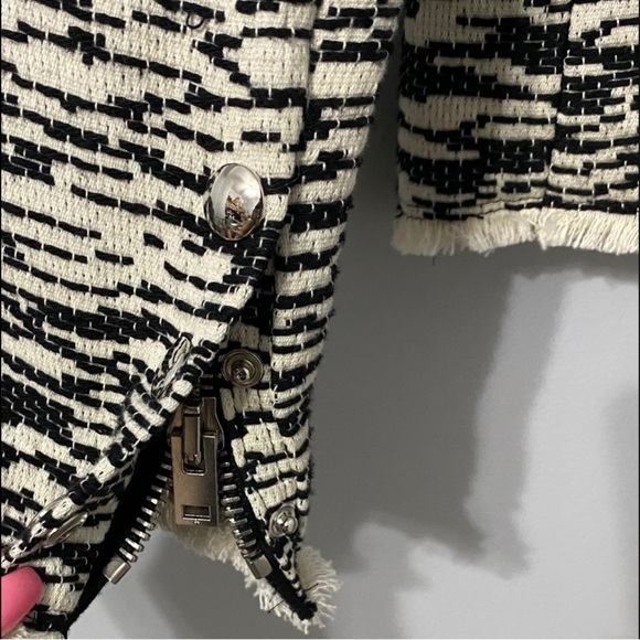 IRO Lizzie Tweed Jacket Size 36 - Picture 10 of 12